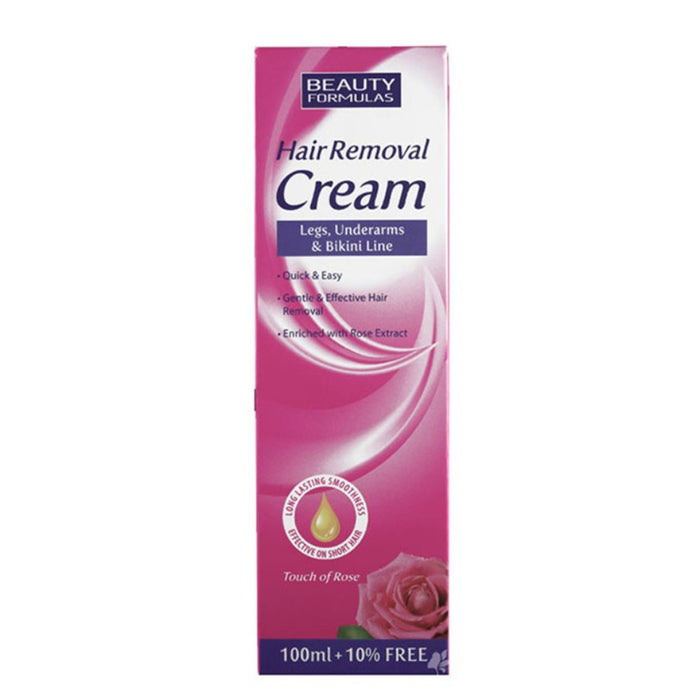 beauty formulas rose hair removal cream 100ml smooth skin depilatory soothing body hair removal cream