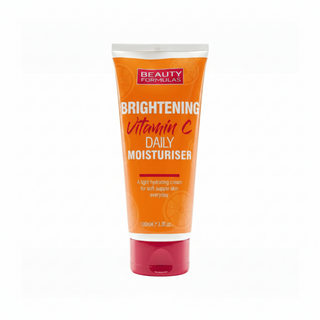 beauty formulas vitamin c moisturiser 100ml brightening face cream for daily hydration