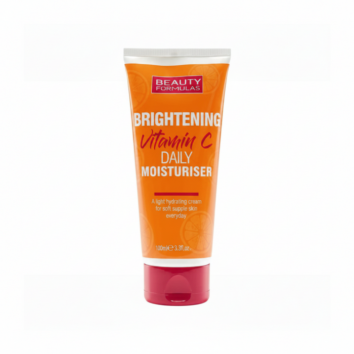 beauty formulas vitamin c moisturiser 100ml brightening face cream for daily hydration