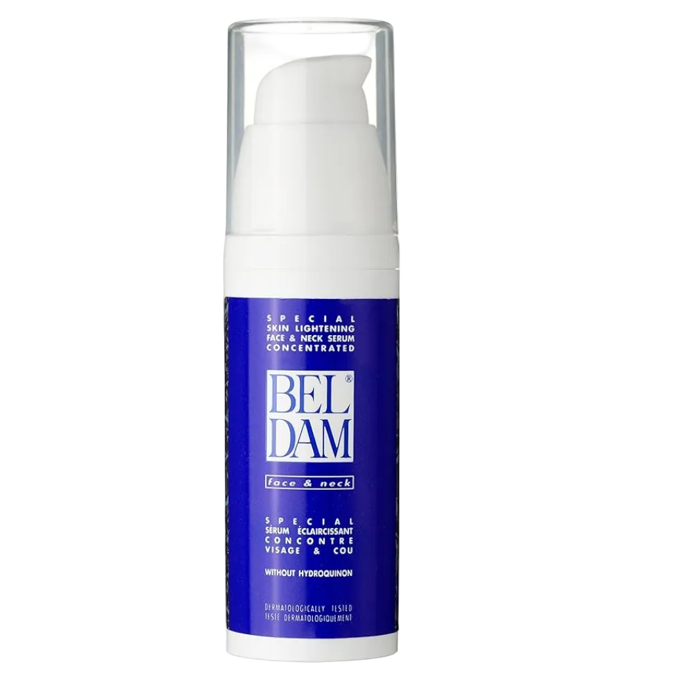 beldam blue lightening serum 30ml face neck brightening elysee star radiant smooth skin skincare serum