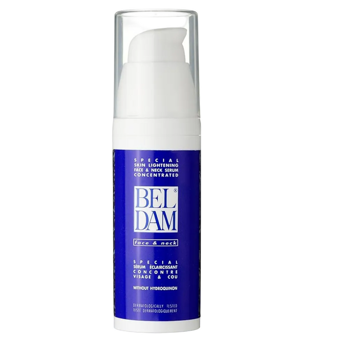 beldam blue lightening serum 30ml face neck brightening elysee star radiant smooth skin skincare serum