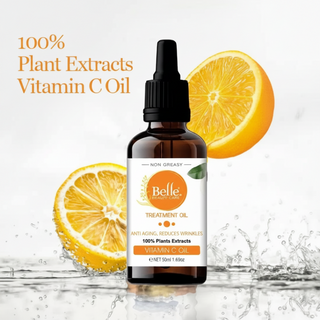 belle beauty care vitamin c oil 50ml brightening anti aging face oil glowing skin treatment