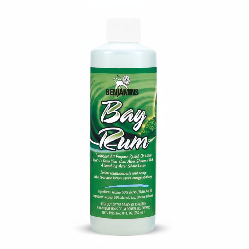 Benjamins bay rum splash lotion jamaican aftershave body splash masculine fragrance