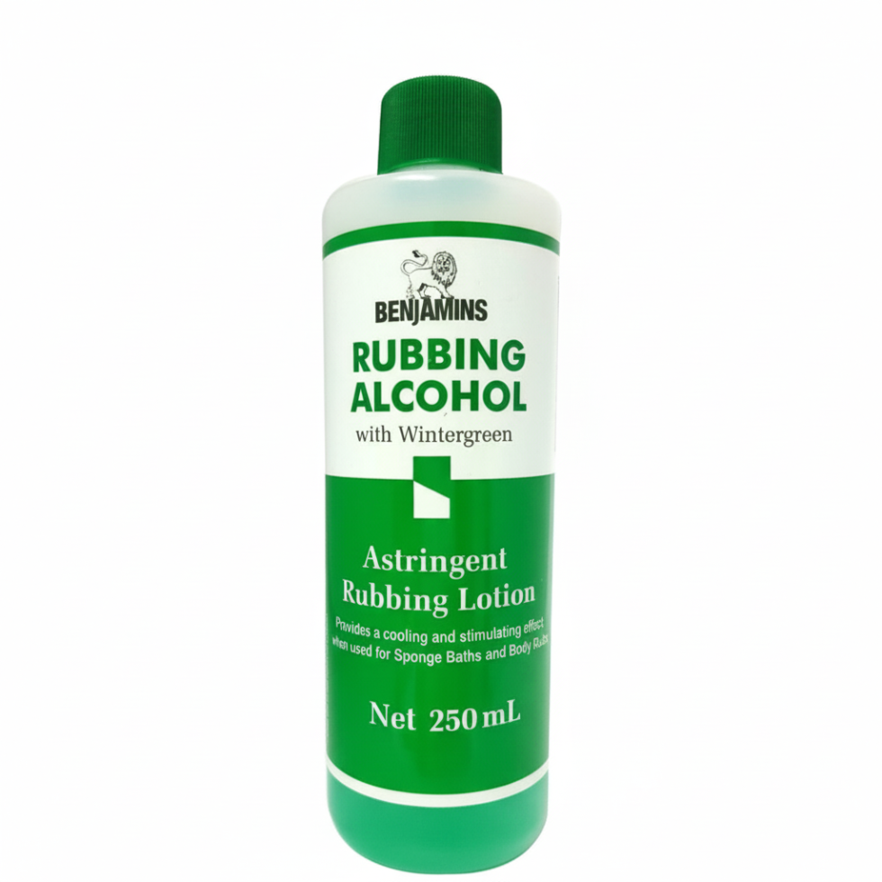 Benjamins rubbing alcohol 70 percent wintergreen antiseptic cooling skin cleanser