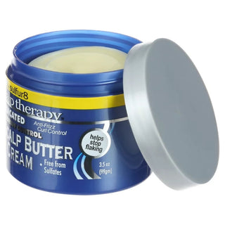 sulfur8 medicated scalp butter cream 99g dandruff itch relief scalp treatment moisturizing anti flake cream