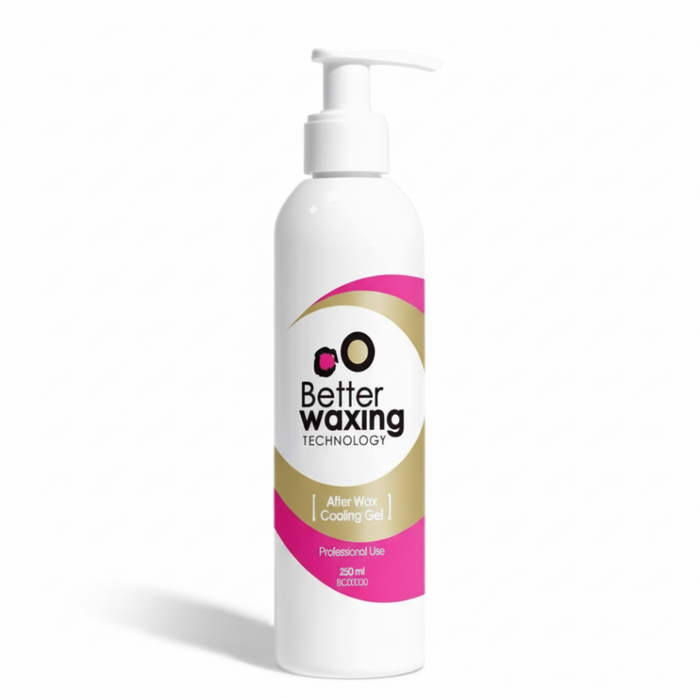 better waxing after wax cooling gel 250ml soothing post waxing skin care gel anti redness relief