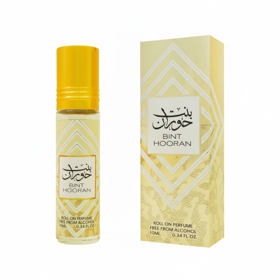 Bint Hooran Roll-On Perfume Oil 10ml elegant vanilla floral musky long-lasting fragrance
