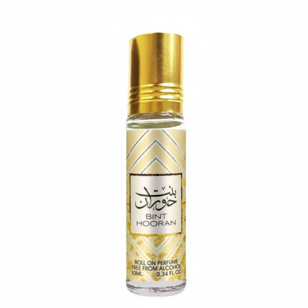 Bint Hooran Roll-On Perfume Oil 10ml elegant vanilla floral musky long-lasting fragrance
