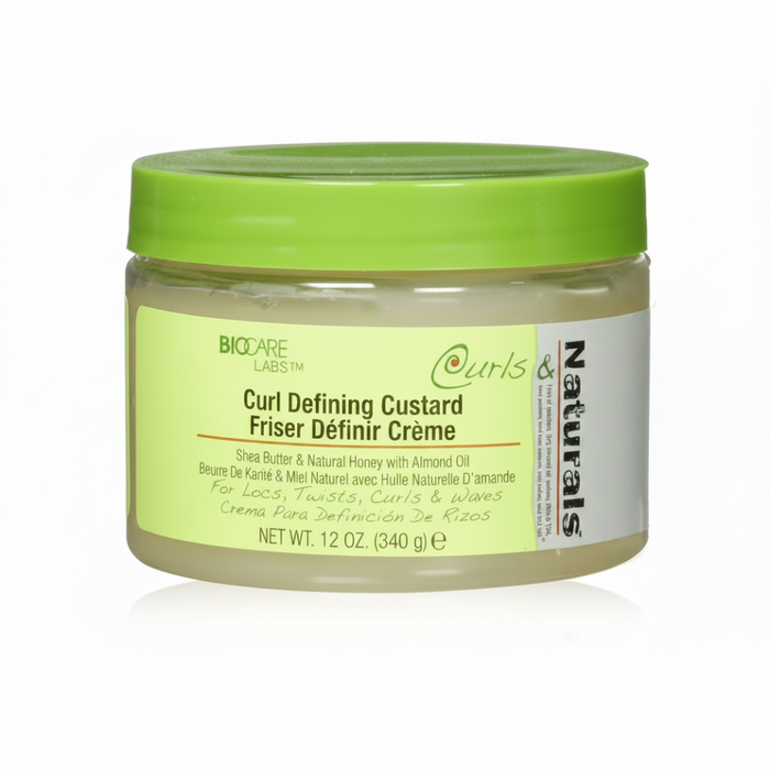 biocare curl defining custard honey shea oil perfect curl styling frizz control soft bouncy curls