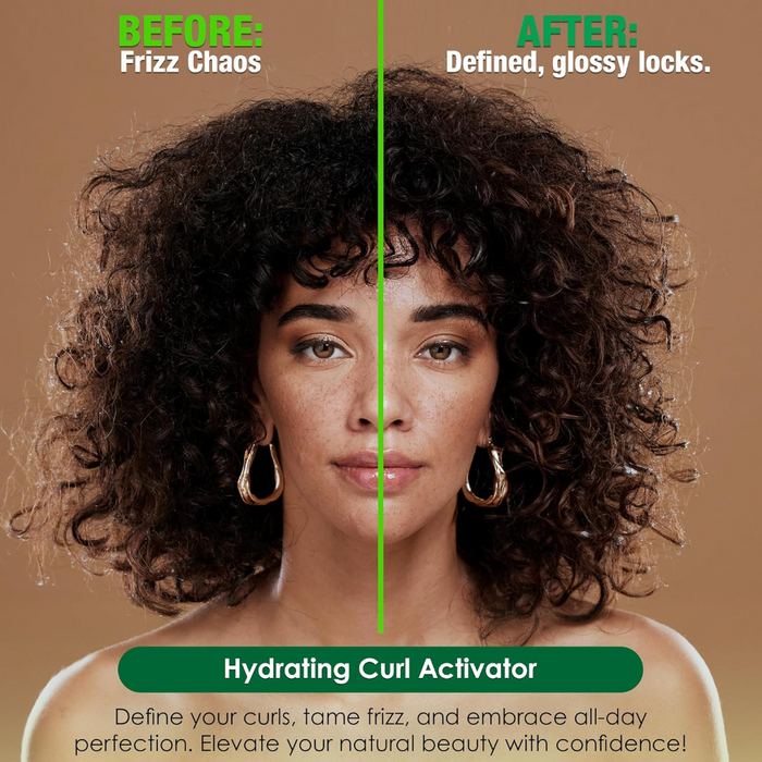biocare hydrating curl activator define moisturize frizz control soft bouncy natural curls