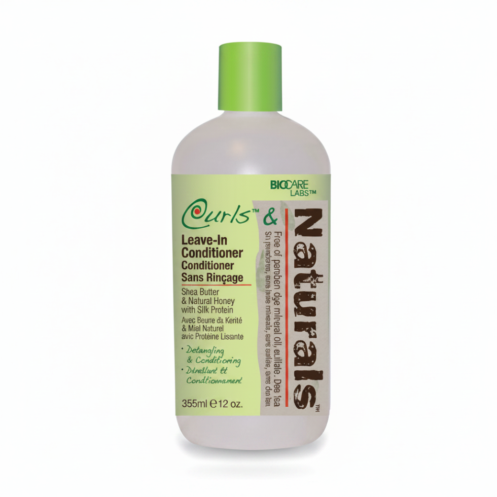 biocare leave in conditioner hydrate detangle define curls frizz control soft smooth natural hair care