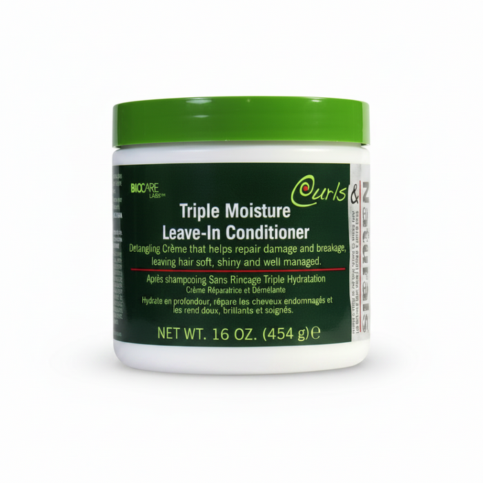biocare triple moisture leave in conditioner hydrate detangle shine frizz control soft smooth hair care