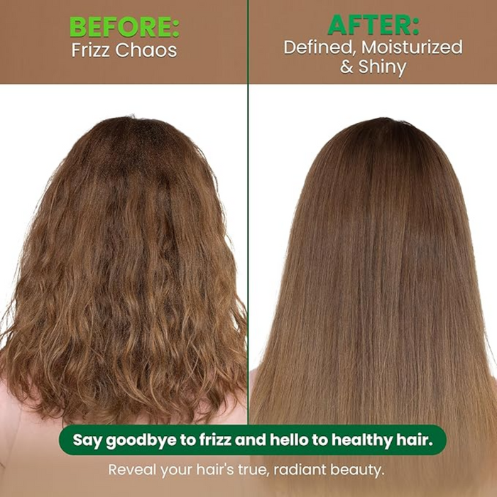 biocare triple moisture leave in conditioner hydrate detangle shine frizz control soft smooth hair care