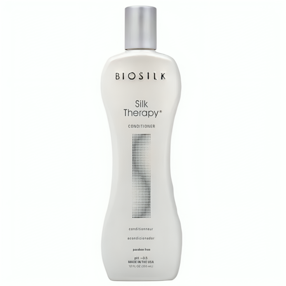 BioSilk Silk Therapy Conditioner 335ml for smooth, shiny, detangled hair