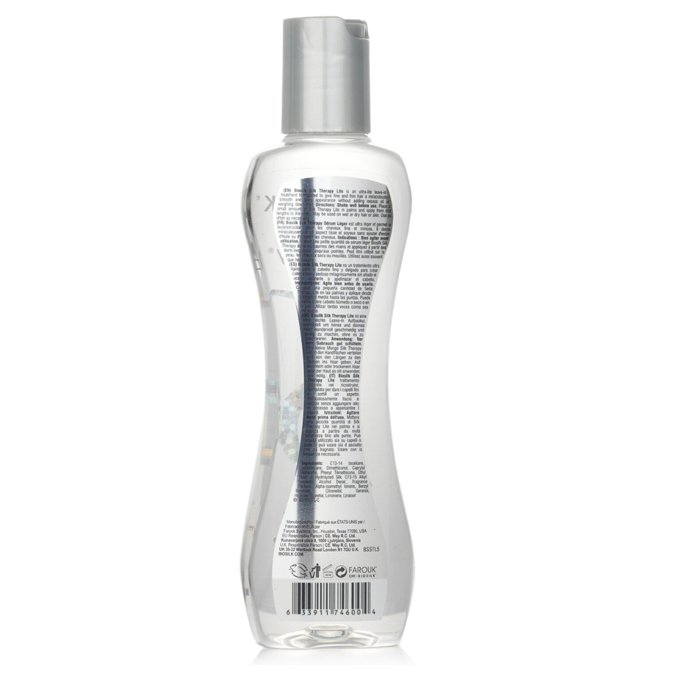 BioSilk Silk Therapy Lite Hair Serum 67ml for lightweight shine and frizz control