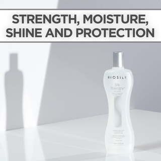BioSilk Silk Therapy Leave-In Treatment 335ml for smooth, shiny, frizz-free hair