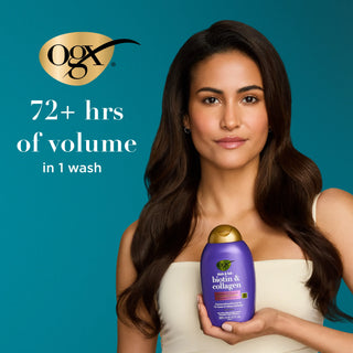 OGX Biotin & Collagen Conditioner 385ml | Thick & Full Volumizing Hair Care