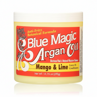 blue magic argan oil mango lime leave in conditioner 390g hydrate revitalize hair care styling cream