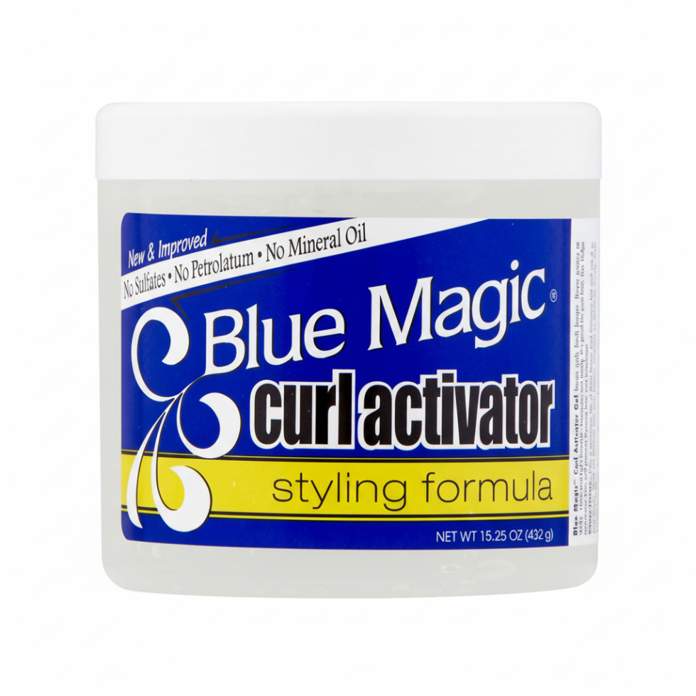 blue magic curl activator styling formula 432g moisturize define strengthen curls frizz control cream