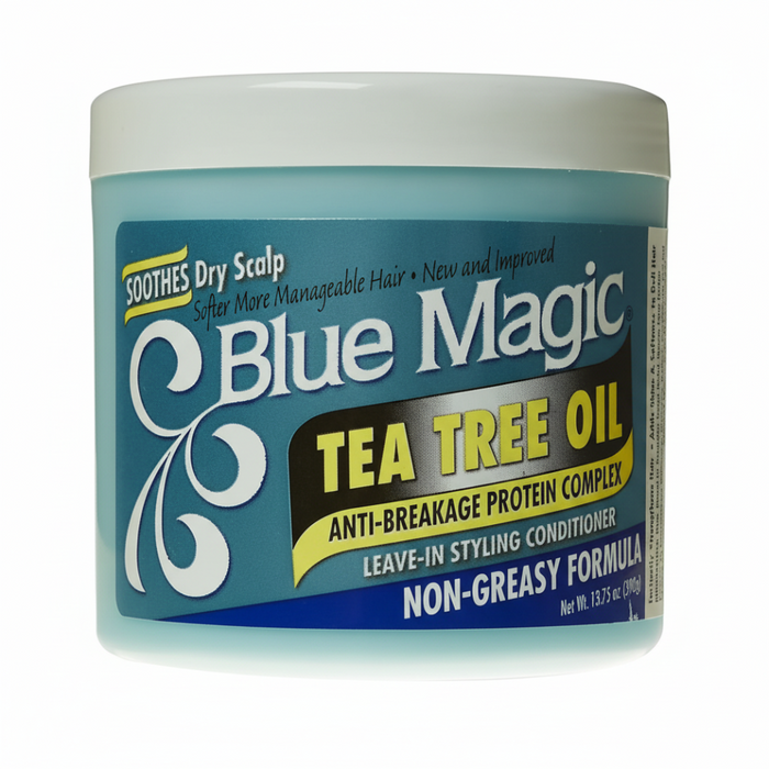 Blue Magic TEA TREE OIL Protéine anti-casse après-shampooing sans rinçage 390 g/13,75 oz