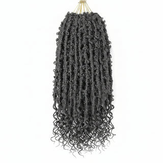 bobbi boss 2x 12 inch butterfly locs 1b distressed crochet hair extensions natural black style