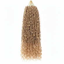 bobbi boss 2x 12 inch butterfly locs 27 distressed crochet hair extensions warm blonde style