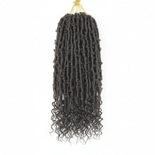 bobbi boss 2x 12 inch butterfly locs 4 distressed crochet hair extensions brown style