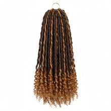 bobbi boss 2x 12 inch butterfly locs t1b30 distressed crochet hair extensions ombre black auburn blonde style