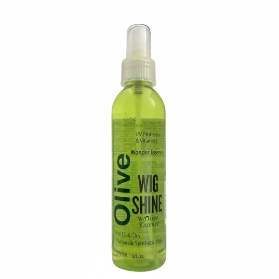 bonfi natural wig shine spray olive oil human synthetic hair shine soft smooth wig care