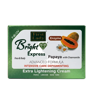 Bright Express papaya chamomile face body cream 500ml for smooth radiant glowing skin care