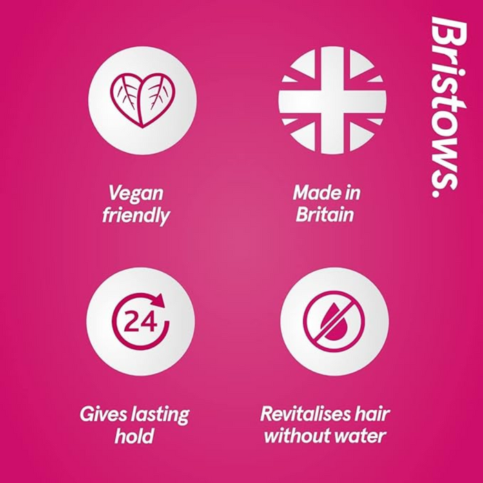 bristows 4 extra firm hold hairspray 24hr strong non sticky hold 400ml