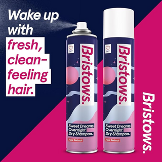 bristows sweet dreams overnight dry shampoo vanilla fresh oil control 200ml