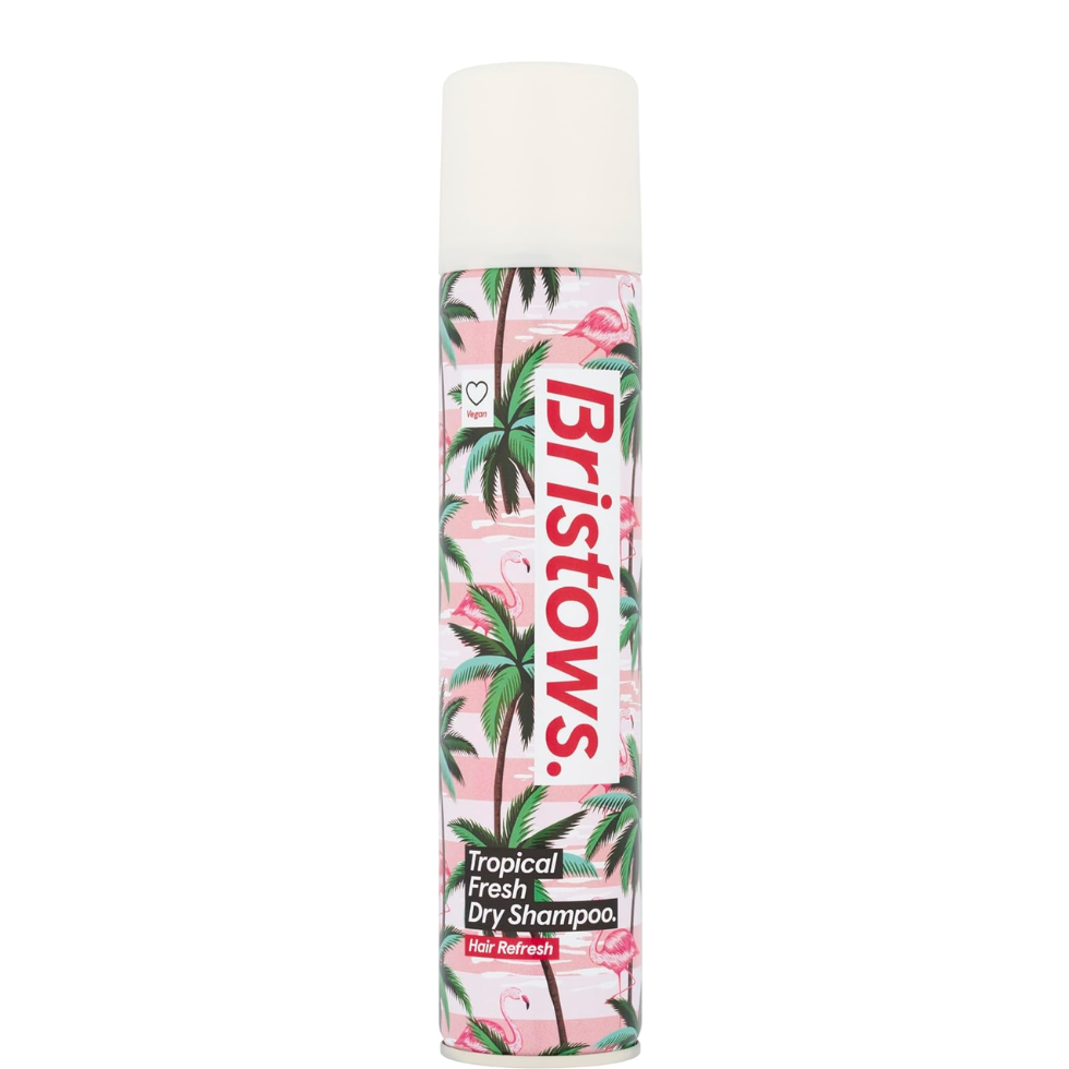 bristows tropical fresh dry shampoo oil absorb volume boost hair 200ml