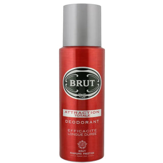 Brut Attraction Totale deodorant 200ml long lasting masculine fragrance body spray for men freshness