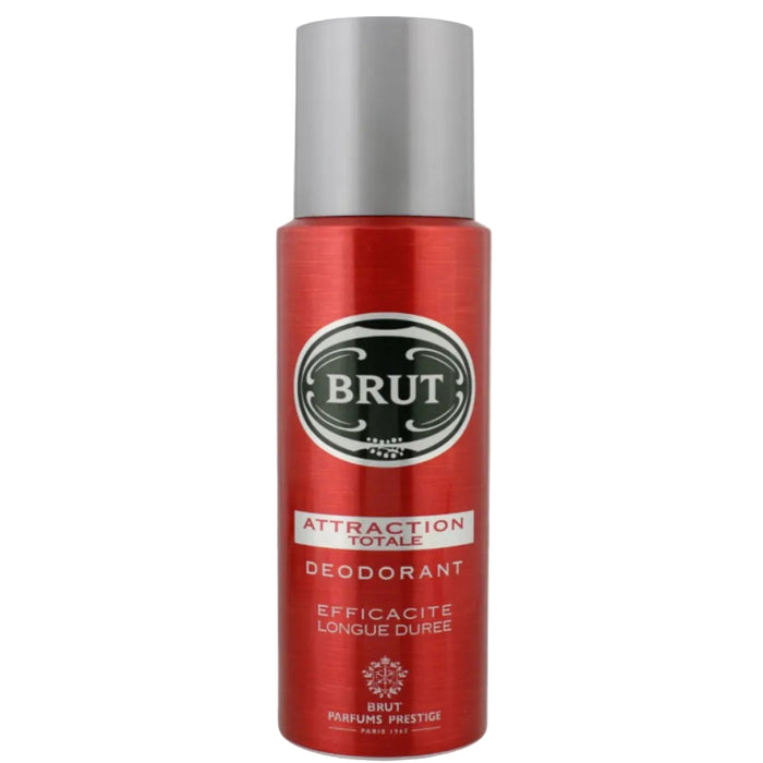 Brut Attraction Totale Deodorant 200ml | Long Lasting Men Fragrance Spray