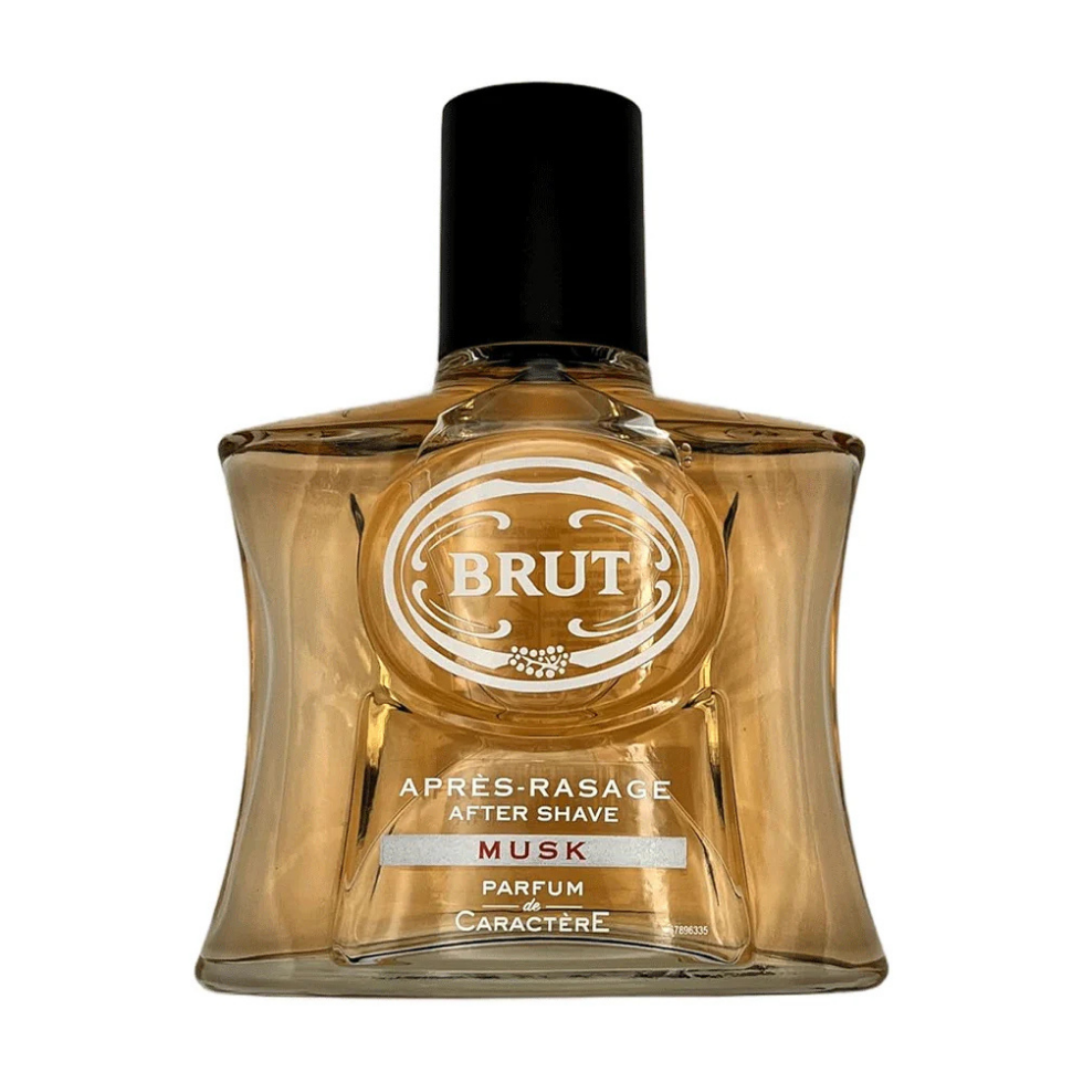 Brut musk after shave 100ml soothing post shave lotion for men classic fragrance and skin comfort