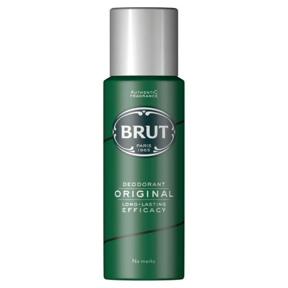 Brut Paris 1965 original deodorant 200ml long lasting masculine fragrance body spray for men freshness
