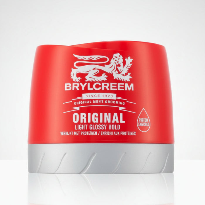 Brylcreem Original Light Glossy Hold Cream 250ml | Classic Hair Styling Cream