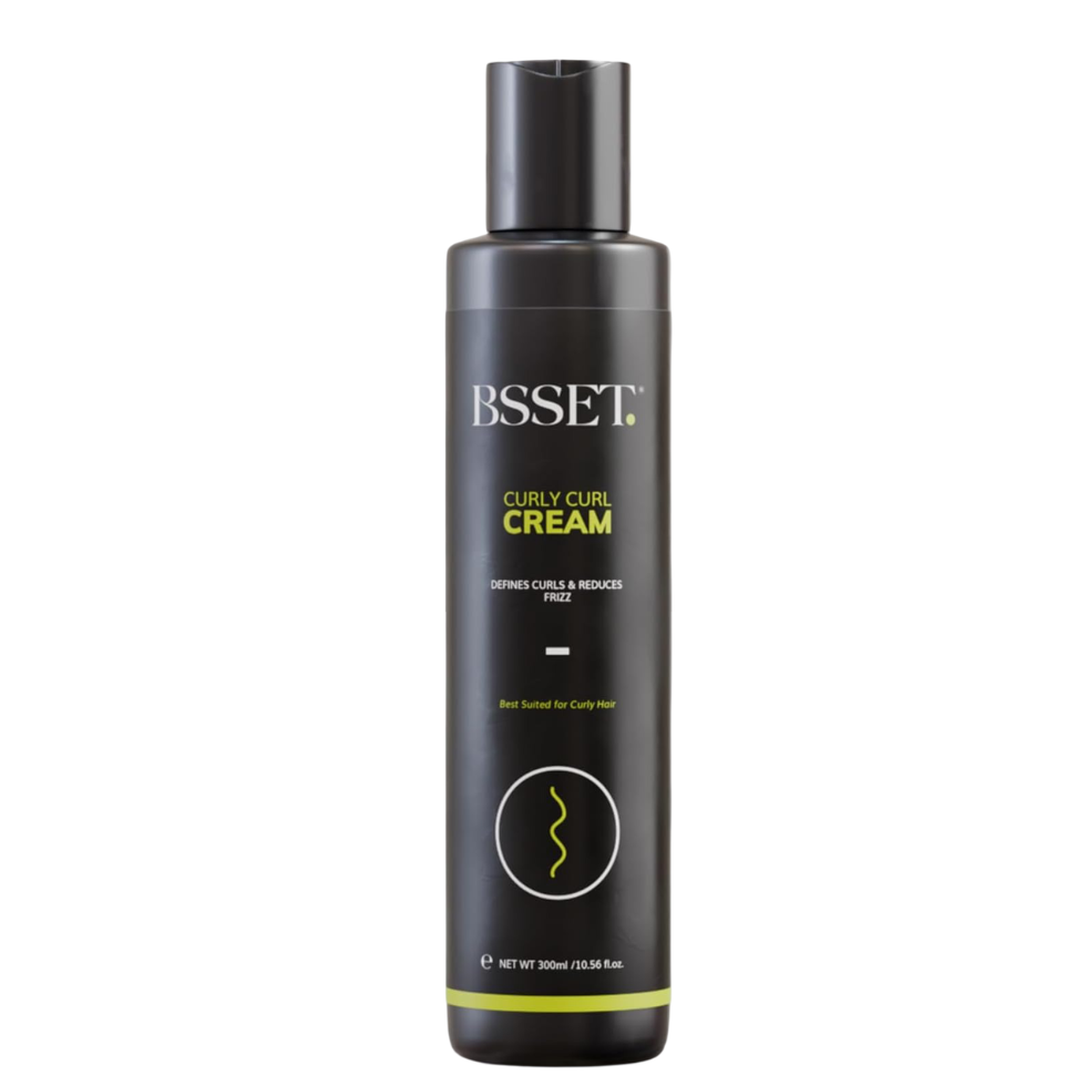 bset curly curl cream 300ml defines type 3 curls frizz control soft bouncy natural curls moisturizing styling cream hair care product