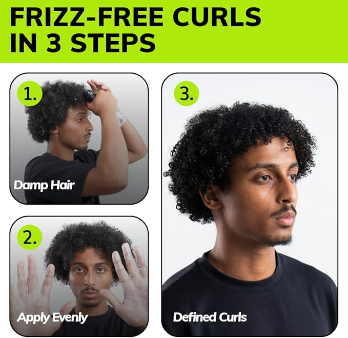 bset curly curl cream 300ml defines type 3 curls frizz control soft bouncy natural curls moisturizing styling cream hair care product