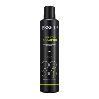 bset hydrating shampoo 300ml gentle cleanse moisturizes soft smooth healthy hair daily use shampoo for all hair types