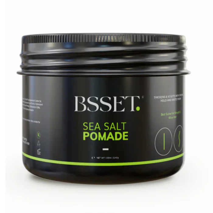 Bset Sea Salt Pomade 100ml | Strong Hold Matte Finish Thick Hair Styling