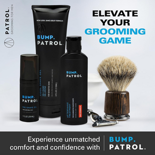 bump patrol barber pro grooming powder 14oz talc free reduces irritation moisture control razor bump prevention skin care grooming powder