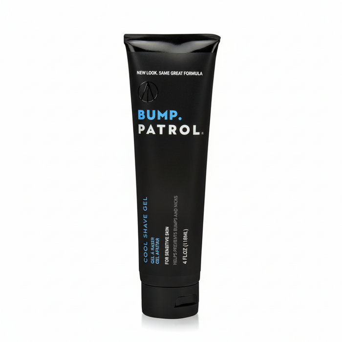 bump patrol cool shave gel 4oz clear menthol shaving gel for smooth shave razor bump prevention refreshing skin care for men