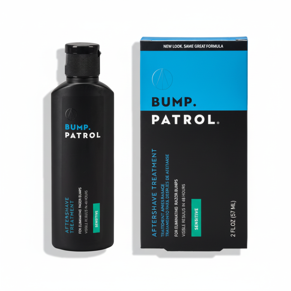 bump patrol sensitive aftershave treatment 2oz no burn formula for razor bumps ingrown hair soothing skin care after shaving