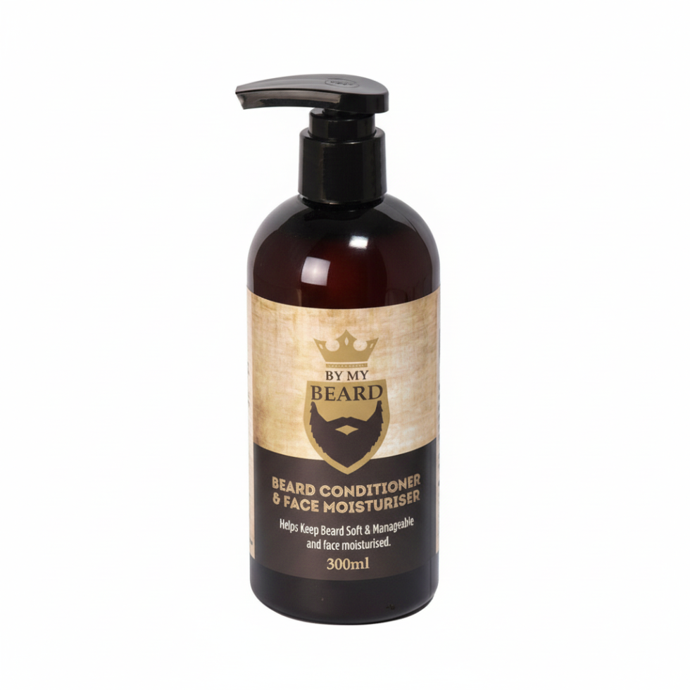 by my beard conditioner and face moisturiser 300ml hydrates beard skin soft smooth healthy grooming care for men