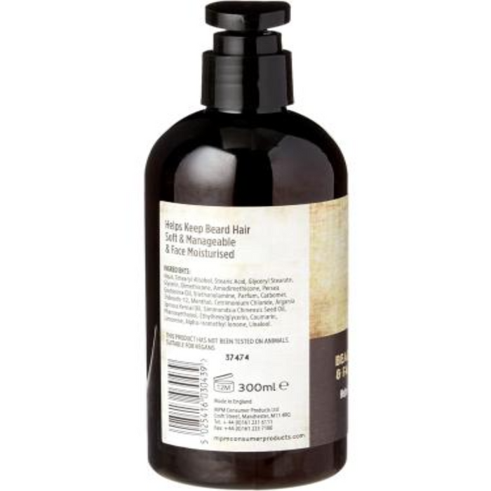 By My Beard Conditioner & Face Moisturiser 300ml | Soft Beard & Skin Care