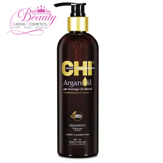 CHI Argan Oil Shampoo – Nourishing & Hydrating Hair Care for Strength, Shine & Softness – 340ml