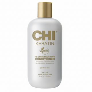 CHI Keratin Reconstructing Conditioner 12oz restores moisture shine and strength