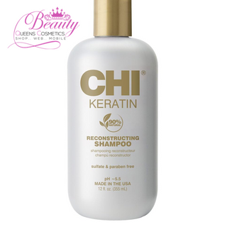 CHI Keratin Reconstructing Shampoo 12 Oz – Repairs, Hydrates & Protects Damaged Hair